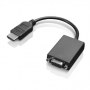 Lenovo Video adapter | 15 pin HD D-Sub (HD-15) | Female | 19 pin HDMI Type A | Male | 0.2 m - 3